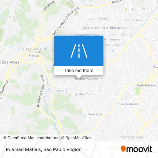 Rua São Mateus map