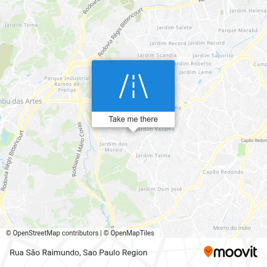 Rua São Raimundo map