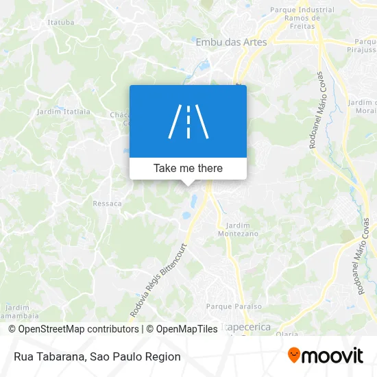 Rua Tabarana map