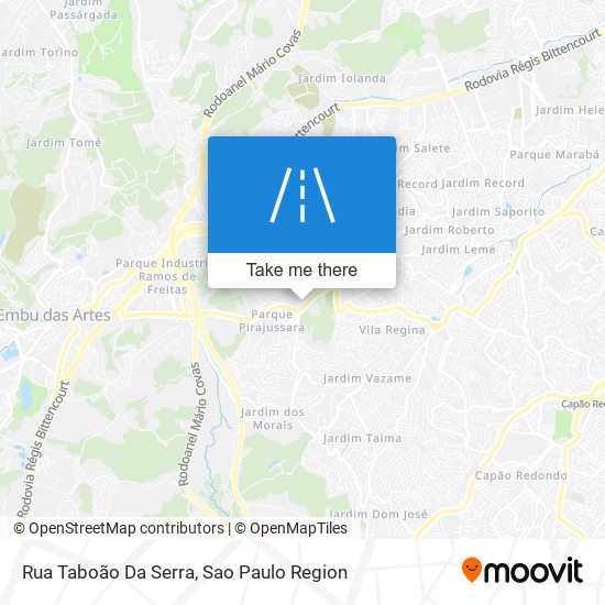 Rua Taboão Da Serra map