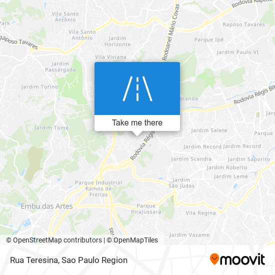 Mapa Rua Teresina