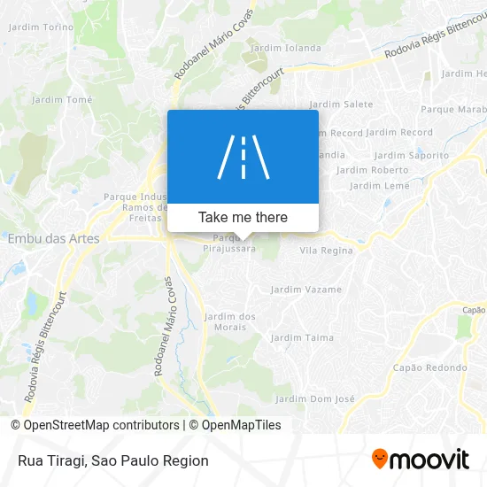 Rua Tiragi map