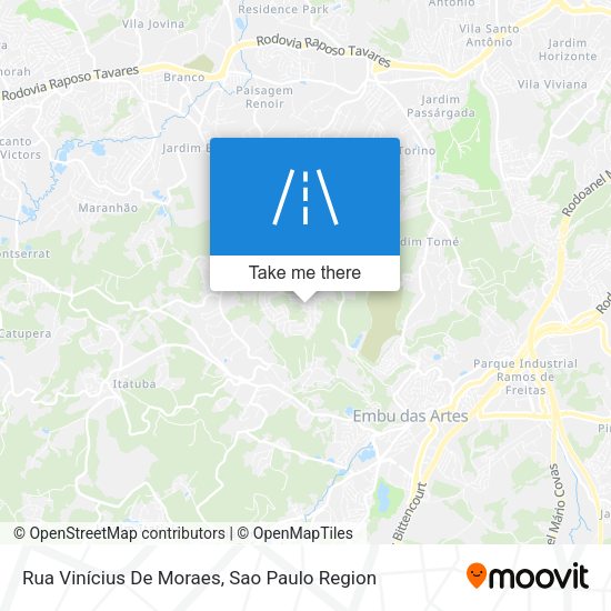 Rua Vinícius De Moraes map