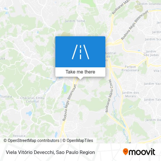 Viela Vitório Devecchi map