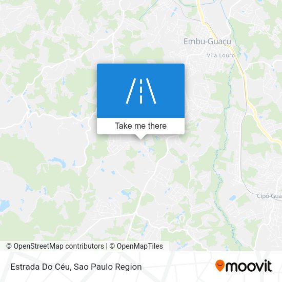 Estrada Do Céu map