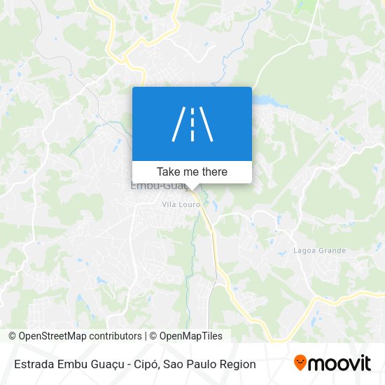 Estrada Embu Guaçu - Cipó map