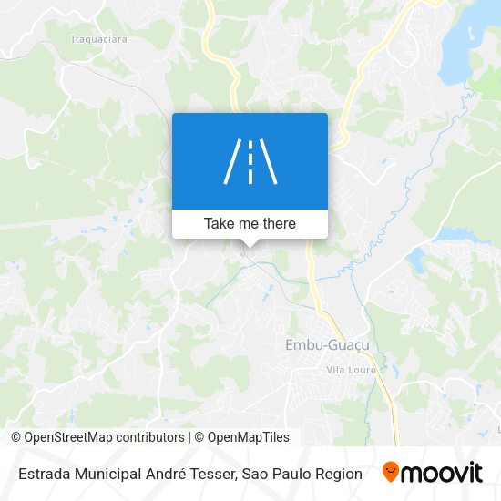 Estrada Municipal André Tesser map