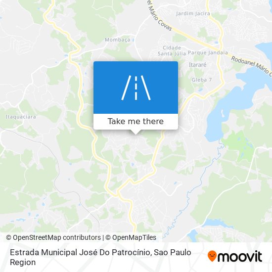 Estrada Municipal José Do Patrocínio map