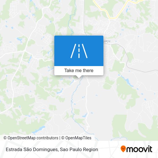 Estrada São Domingues map