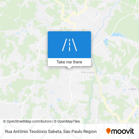 Rua Antônio Teodósio Sabeta map