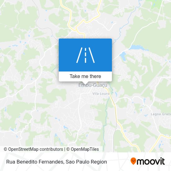 Rua Benedito Fernandes map