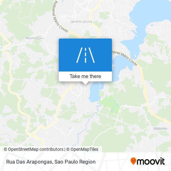 Mapa Rua Das Arapongas