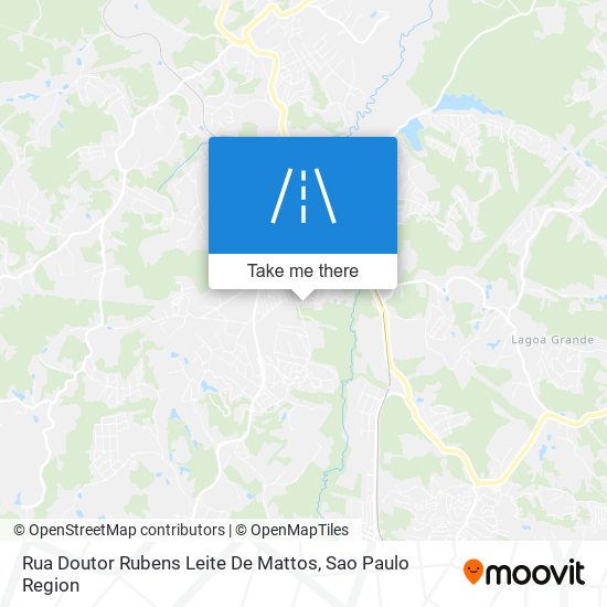 Mapa Rua Doutor Rubens Leite De Mattos