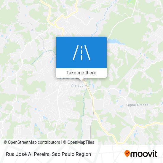 Rua José A. Pereira map
