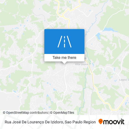 Mapa Rua José De Lourenço De Izidoro