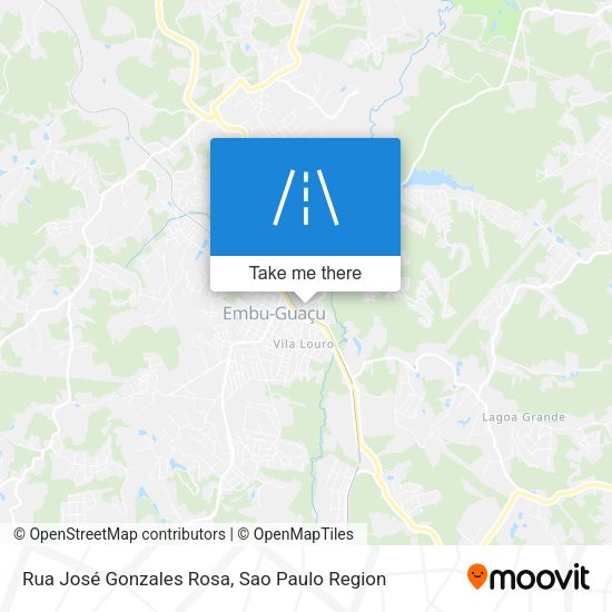 Rua José Gonzales Rosa map