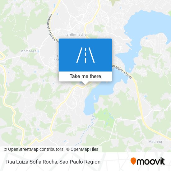 Mapa Rua Luíza Sofia Rocha