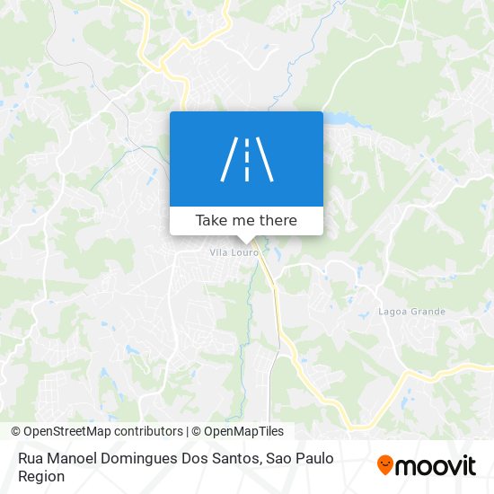 Mapa Rua Manoel Domingues Dos Santos