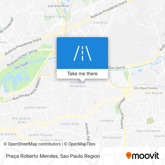 Praça Roberto Mendes map