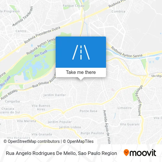 Rua Angelo Rodrigues De Mello map