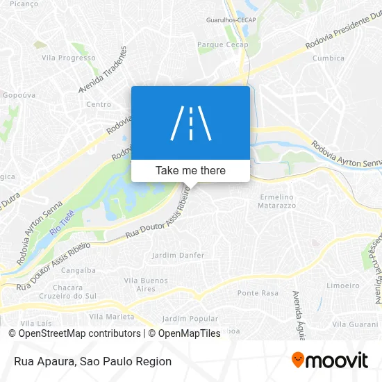 Rua Apaura map