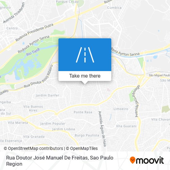 Mapa Rua Doutor José Manuel De Freitas