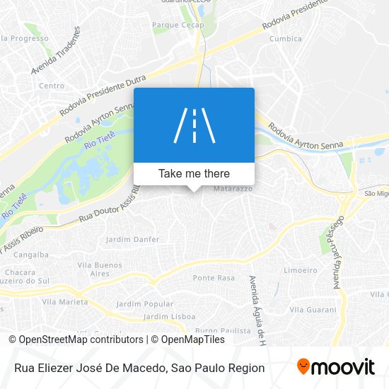 Rua Eliezer José De Macedo map