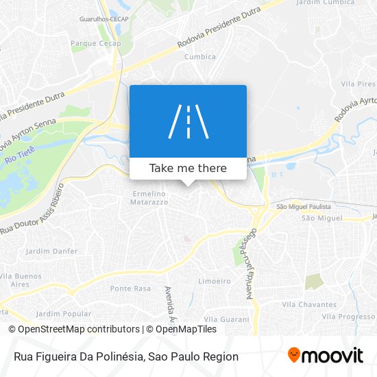 Rua Figueira Da Polinésia map