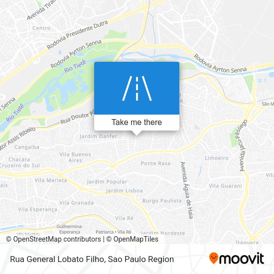 Rua General Lobato Filho map