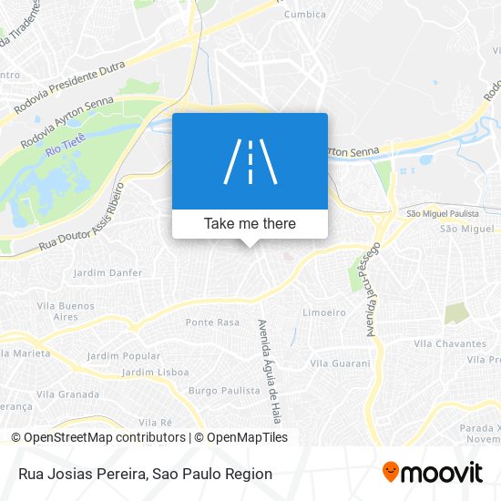 Rua Josias Pereira map