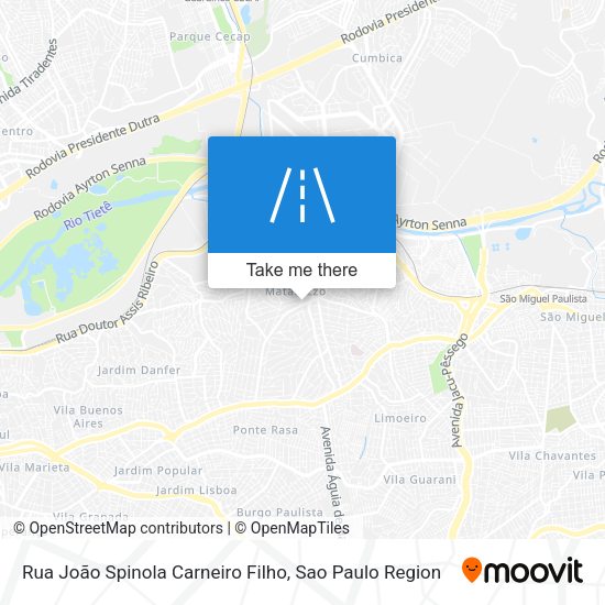 Rua João Spinola Carneiro Filho map