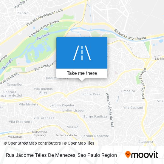 Rua Jácome Téles De Menezes map