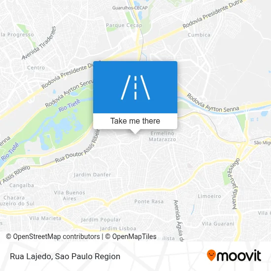 Rua Lajedo map