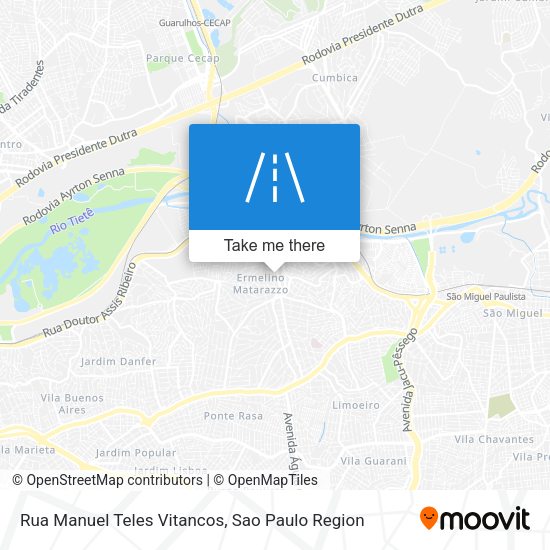 Rua Manuel Teles Vitancos map