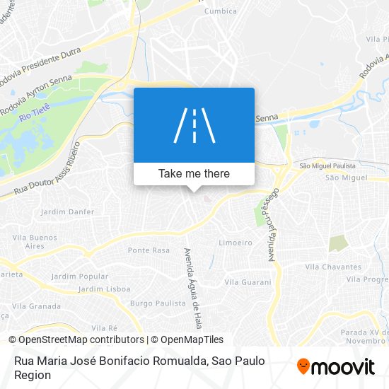 Mapa Rua Maria José Bonifacio Romualda