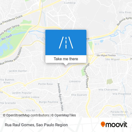 Rua Raul Gomes map