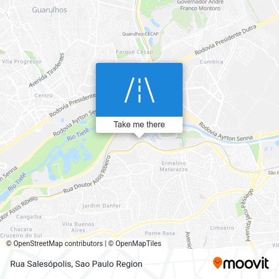Rua Salesópolis map