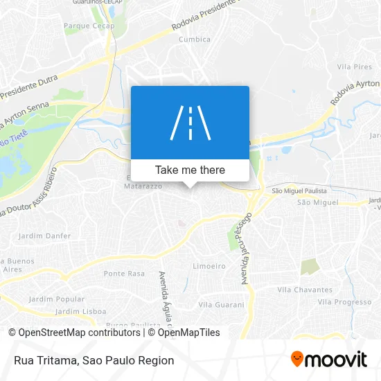 Rua Tritama map