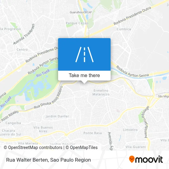 Rua Walter Berten map