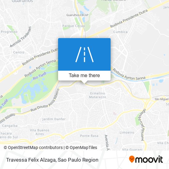 Travessa Felix Alzaga map