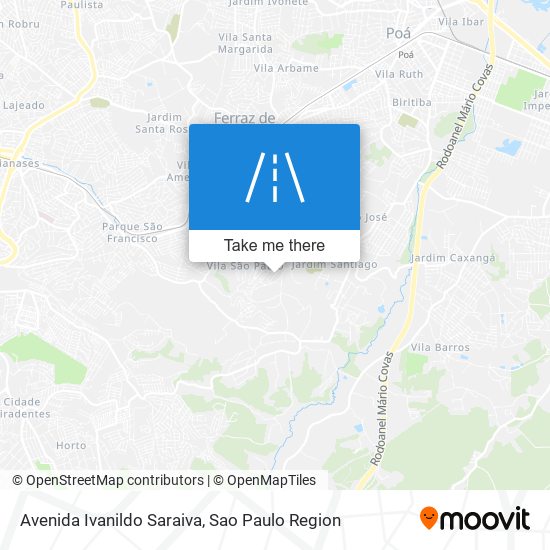 Mapa Avenida Ivanildo Saraiva