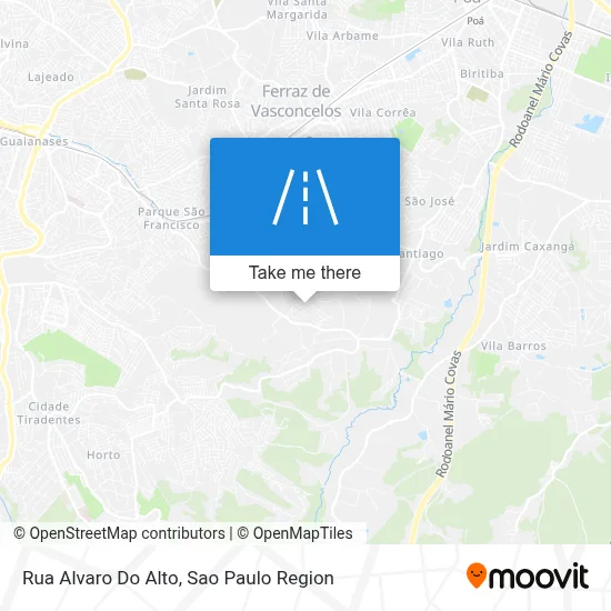 Rua Alvaro Do Alto map