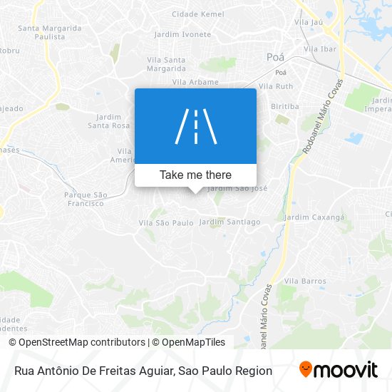 Rua Antônio De Freitas Aguiar map