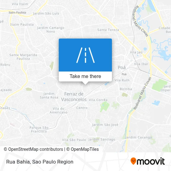 Rua Bahia map