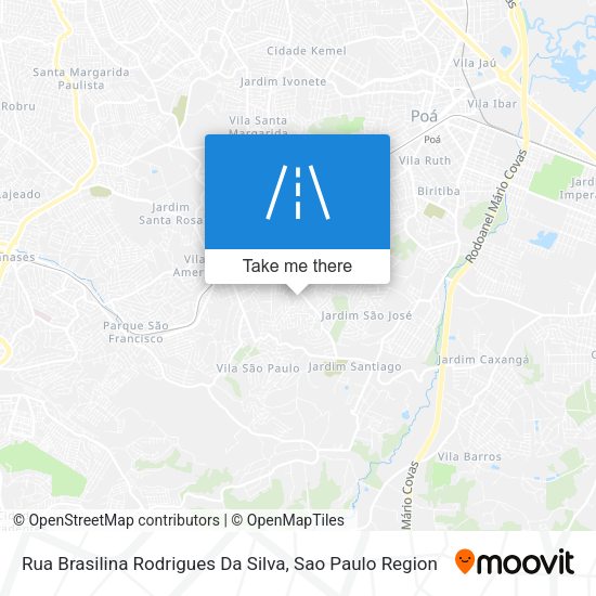 Rua Brasilina Rodrigues Da Silva map