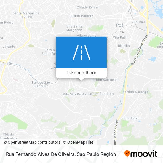 Rua Fernando Alves De Oliveira map