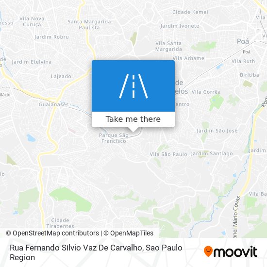 Rua Fernando Sílvio Vaz De Carvalho map