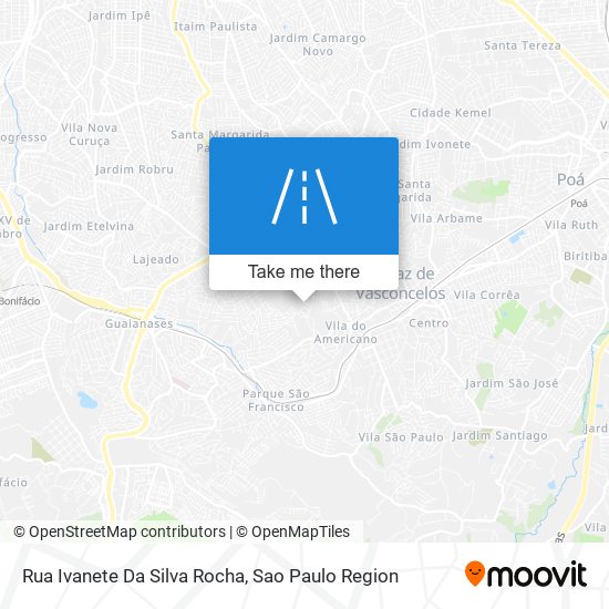 Mapa Rua Ivanete Da Silva Rocha