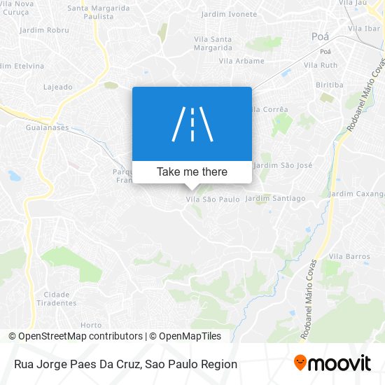 Mapa Rua Jorge Paes Da Cruz