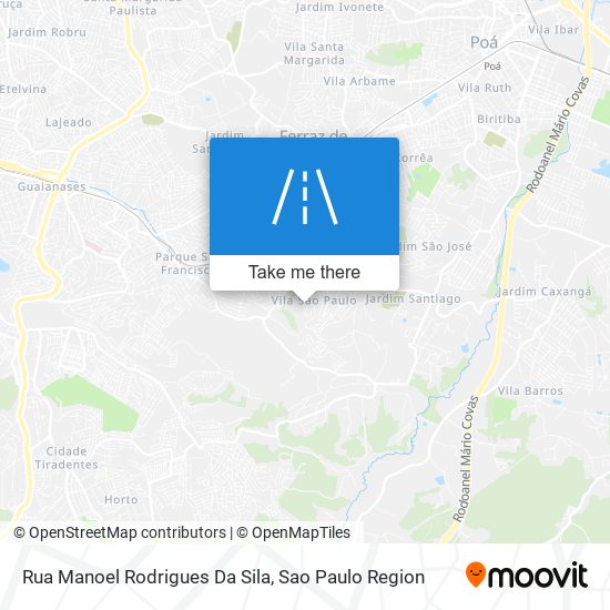 Mapa Rua Manoel Rodrigues Da Sila